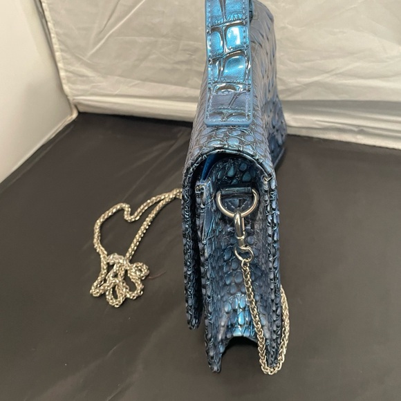 Fashionable Women Purse Handbag with Silver Tone Chain brand Geir Ness - Picture 10 of 11